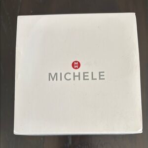 Red and Silver Michele Watch